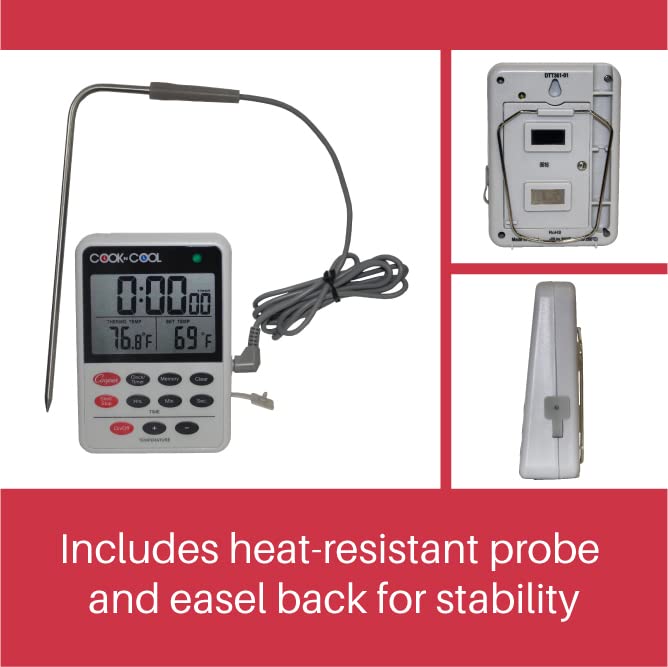 Cooper-Atkins DTT361-01 Digital Meat Thermometer, Cooling Thermometer (Cook N Cool - Cooking and Cooling Temperature Monitor) - Image 4